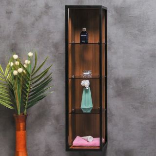 Пенал Armadi Art Loft 120см тёмное дерево 896-D